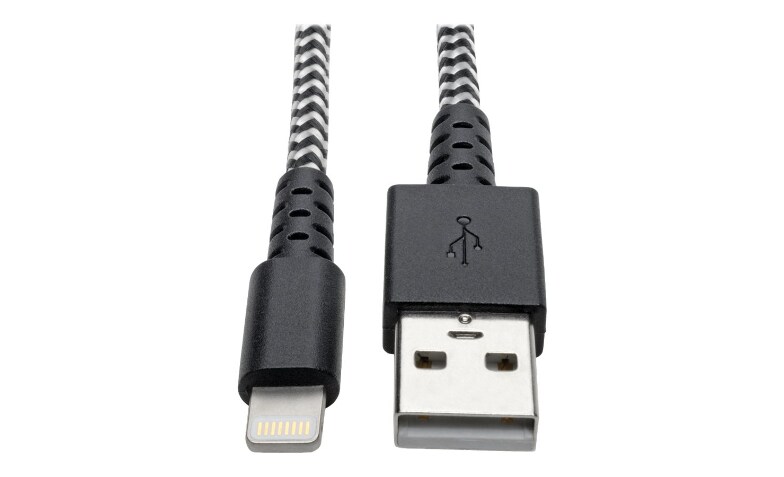 Tripp Lite Heavy Duty Lightning to USB Sync / Charge Cable Apple iPhone  iPad 6ft 6' - Lightning cable - Lightning / USB - M100-006-HD - USB Cables  