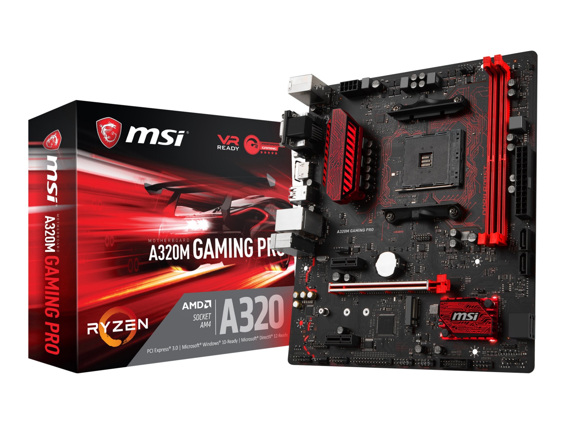 MSI A320M GAMING PRO - motherboard - micro ATX - Socket AM4 - AMD A320