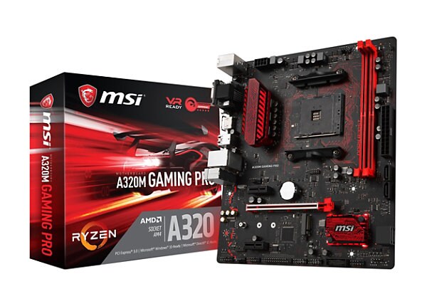 MSI A320M GAMING PRO - motherboard - micro ATX - Socket AM4 - AMD A320