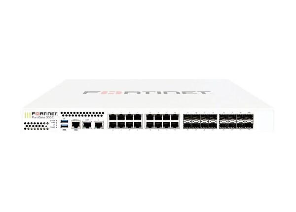 Fortinet FortiGate 300E - Enterprise Bundle - security appliance - with 3 years FortiCare 8X5 Enhanced Support + 3 years