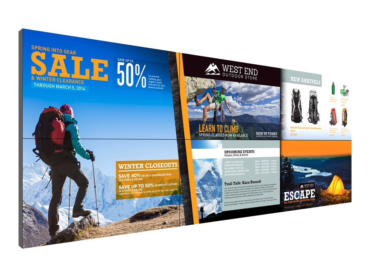 Planar Clarity Matrix LX55HDU-L 55" LCD video wall