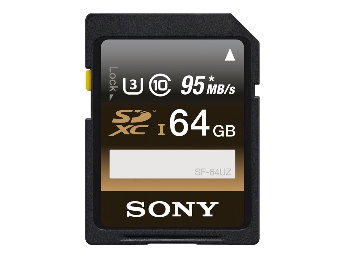 Sony SF64UZ/TQN - flash memory card - 64 GB - SDXC UHS-I