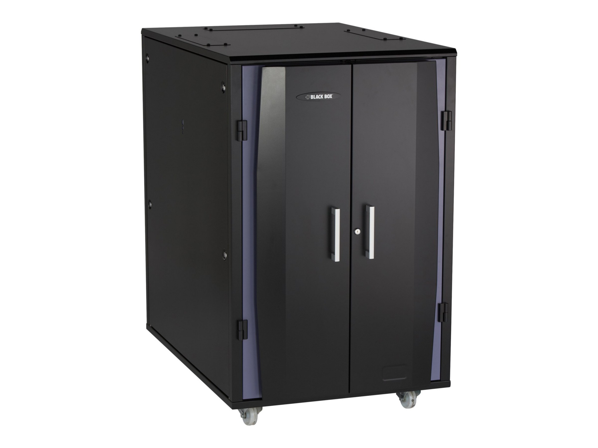 Black Box Elite QuietCab Soundproof Server Cabinet rack - 24U