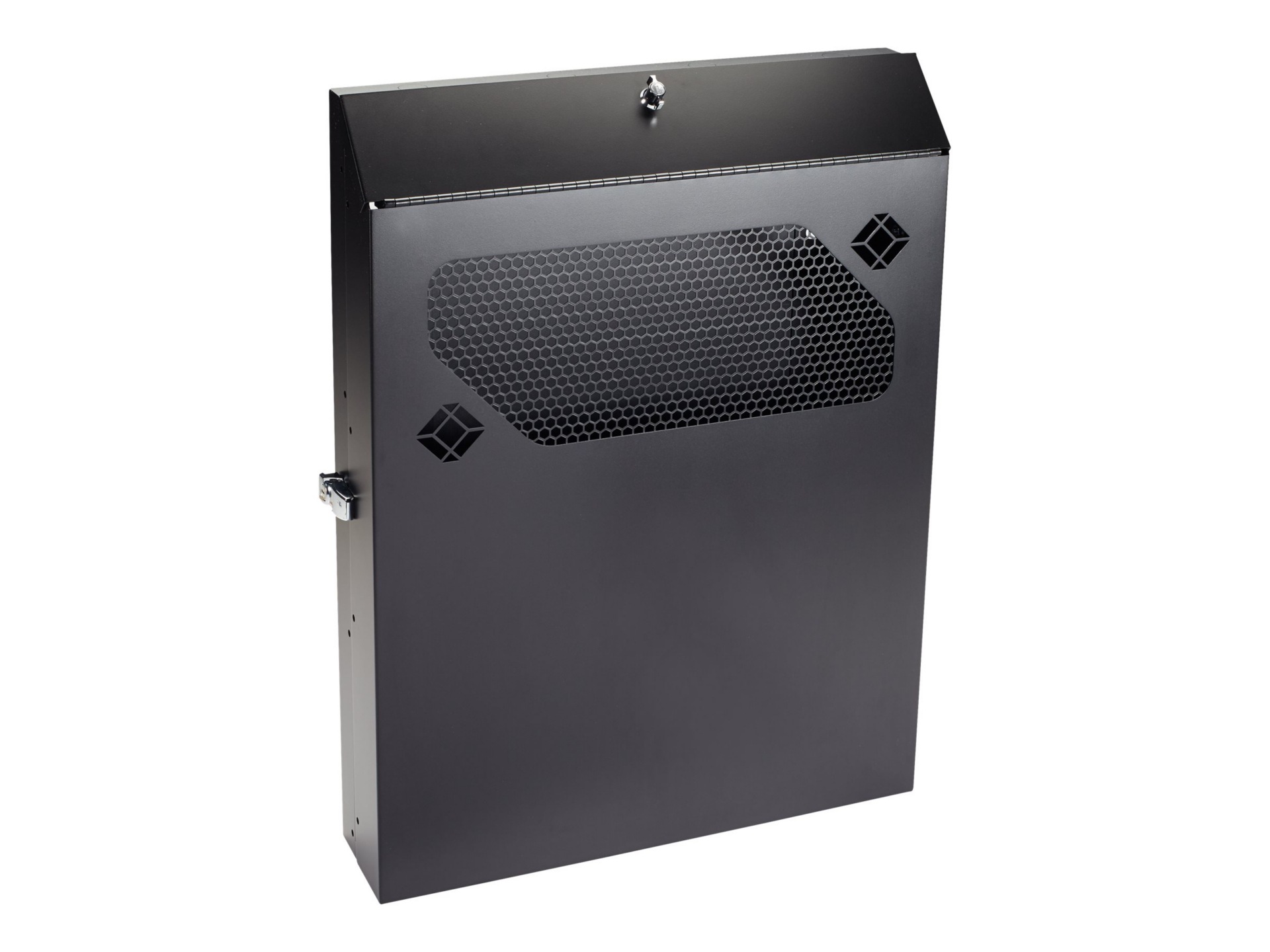 Black Box Low-Profile Vertical Wallmount Cabinet 36"D Equipment - rack - 2U