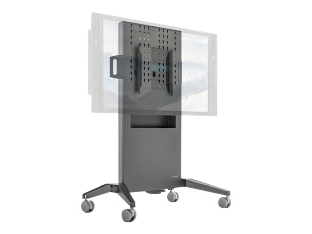 Salamander FPS Series FPS1/FH/GG Fixed height mobile stand cart - for flat panel - graphite