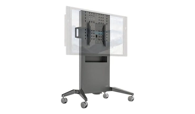 Salamander FPS Series FPS1/FH/GG Fixed height mobile stand cart - for flat panel - graphite
