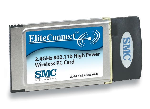 SMC SMC2532W-B EliteConnect 802.11b High Power Wireless PC Card
