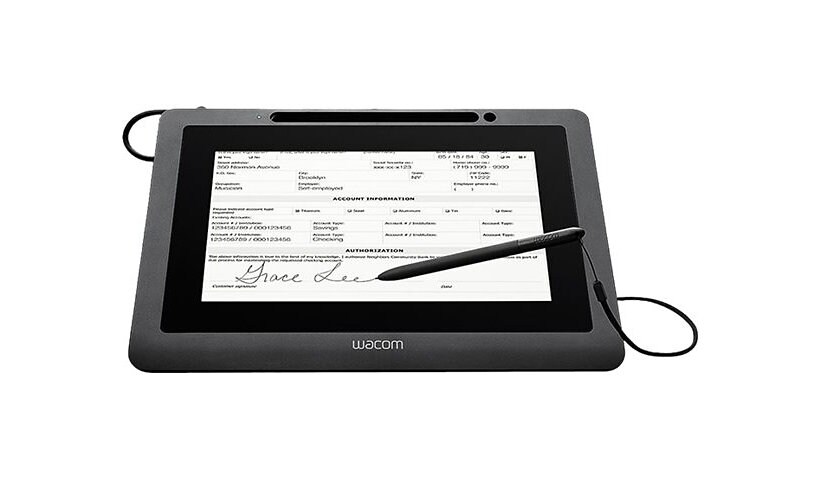 Wacom DTU-1031X - numériseur - USB - noir