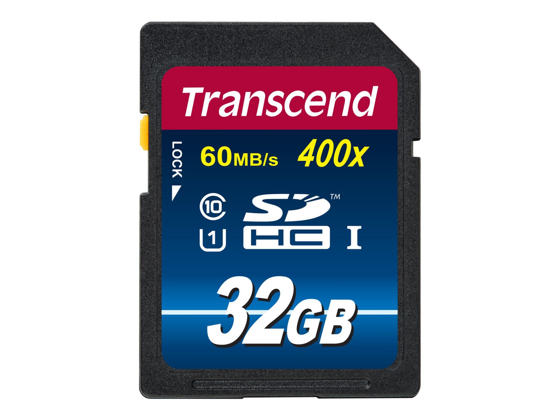 Transcend SDHC Class 10 UHS-I (Premium) - flash memory card - 32 GB - SDHC