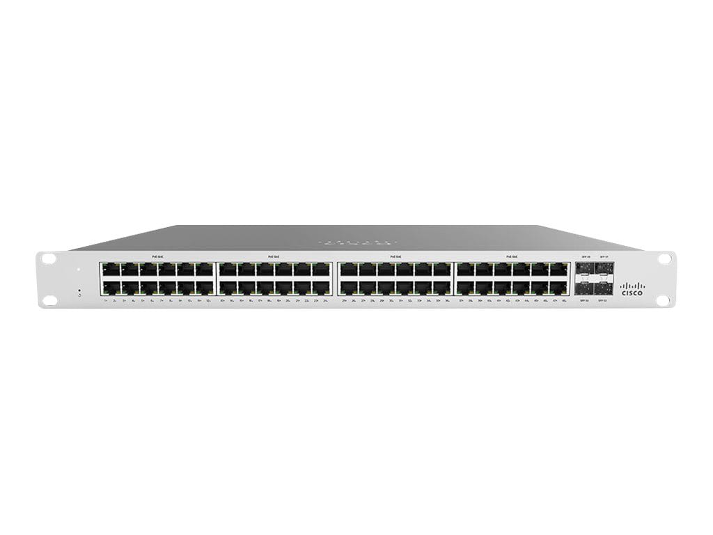 Cisco Meraki Cloud Managed MS120-48FP - switch - 48 ports - managed - rack-mountable