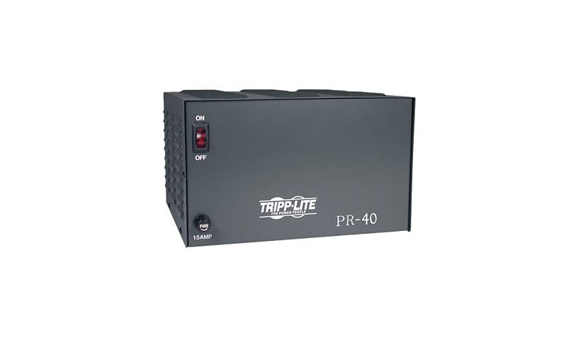 Tripp Lite DC Power Supply 40A 120V AC Input to 13.8 DC Output TAA GSA