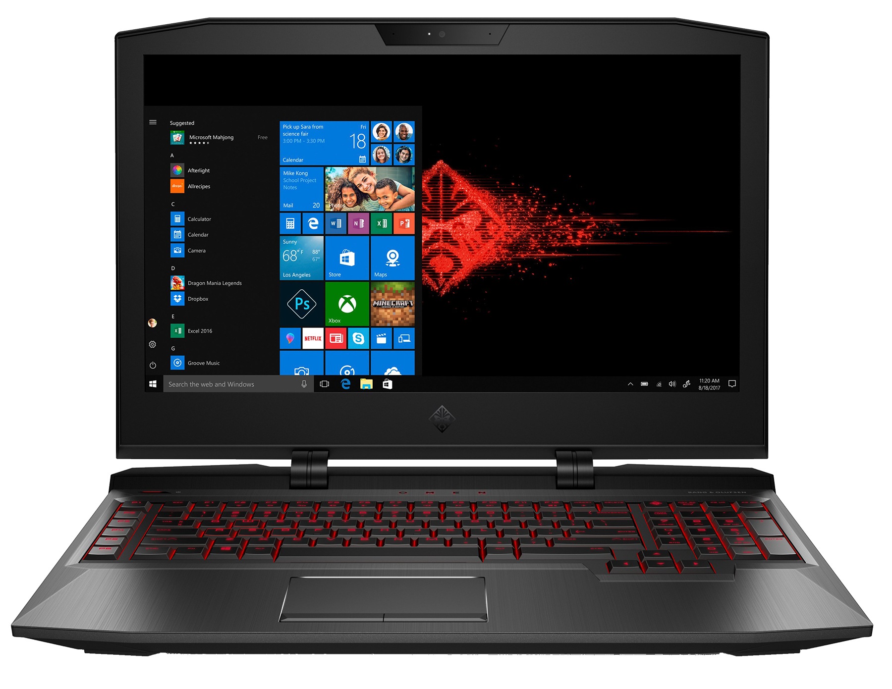 OMEN X by HP Laptop 17-ap010nr - 17.3" - Core i7 7700HQ - 16 GB RAM - 256 G