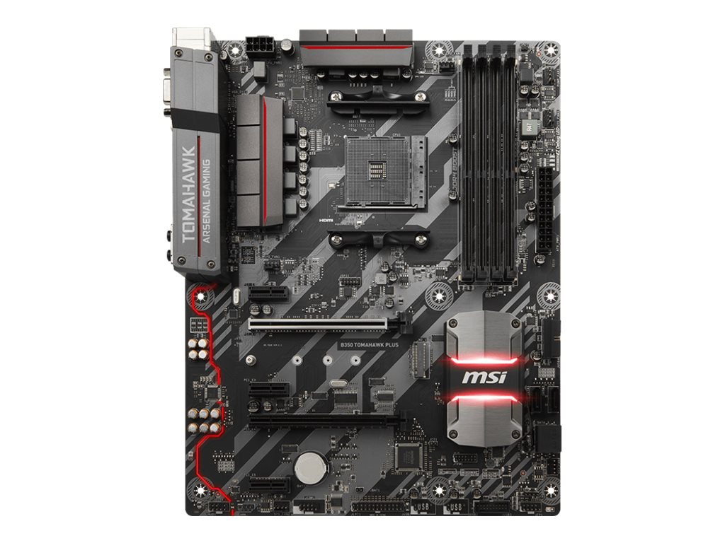 MSI B350 TOMAHAWK PLUS - motherboard - ATX - Socket AM4 - AMD B350