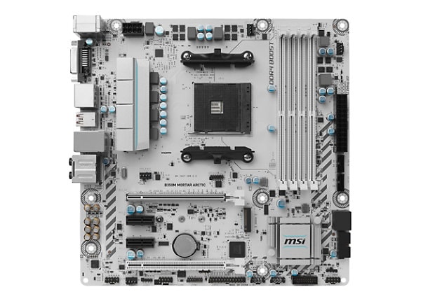 MSI B350M MORTAR ARCTIC - motherboard - micro ATX - Socket AM4 - AMD B350 FCH