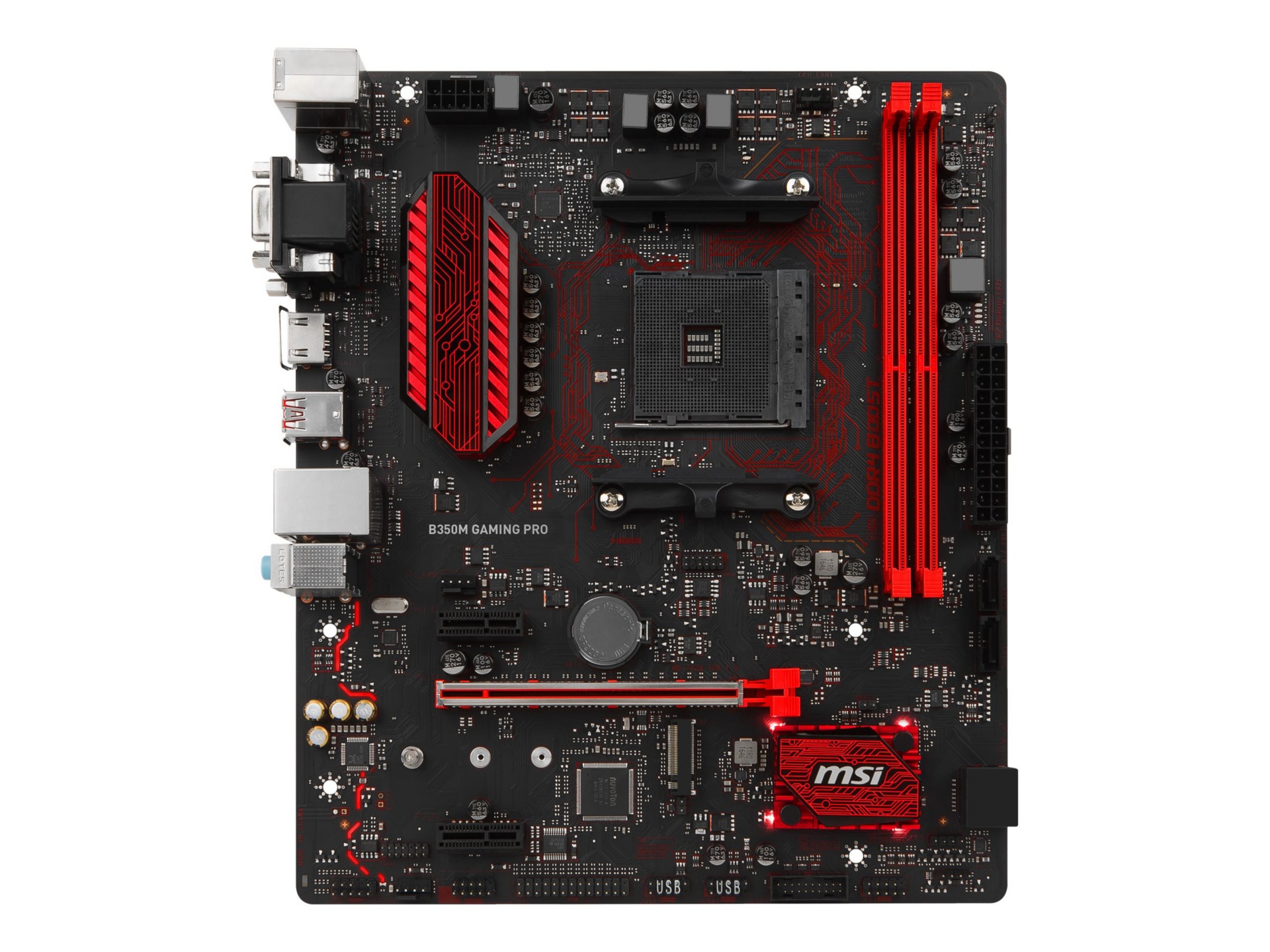 MSI MOB B350 AMD AM4 DDR4 MATX