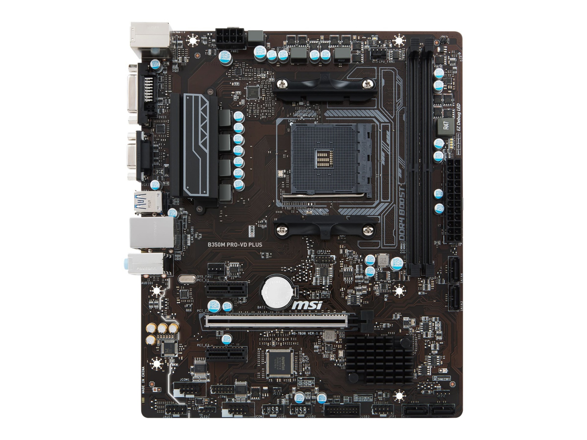 MSI B350M PRO-VD PLUS - motherboard - micro ATX - Socket AM4 - AMD B350