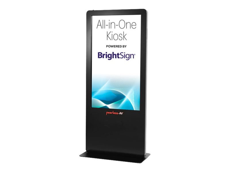 Peerless-AV All-in-One Kiosk Powered by BrightSign 55" LCD flat panel displ