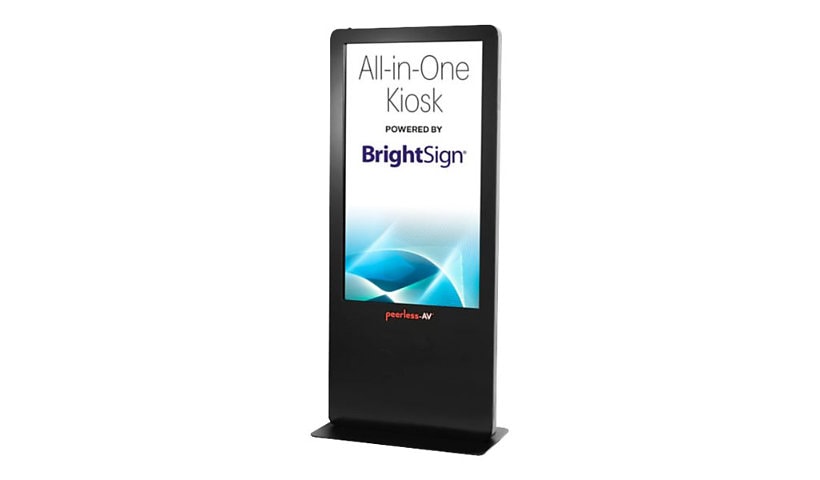 Peerless-AV All-in-One Kiosk Powered by BrightSign 55" LCD flat panel displ