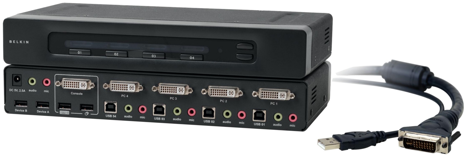 Belkin SOHO DVI 4-Port KVM USB
