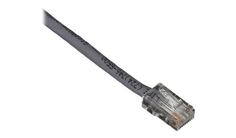Black Box 100ft Gray Cat5 CAT5e UTP Patch Cable, 350Mhz, No Boot, 100'