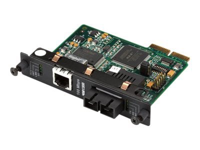 Black Box High-Density Media Converter System II, Layer 1 Module - fiber media converter - 100Mb LAN - TAA Compliant