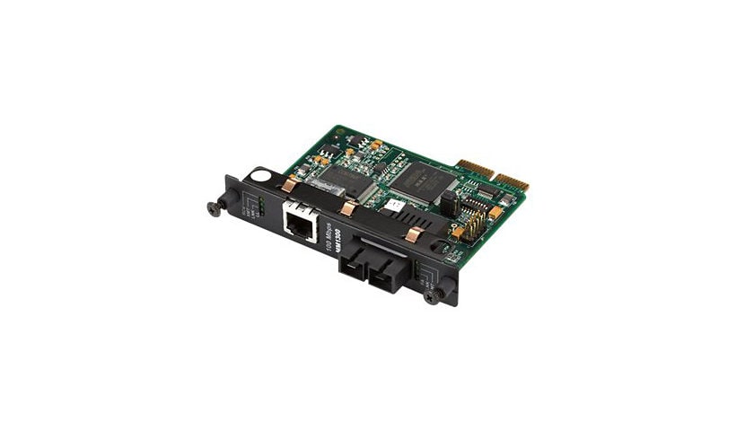 Black Box High-Density Media Converter System II, Layer 1 Module - fiber media converter - 100Mb LAN - TAA Compliant