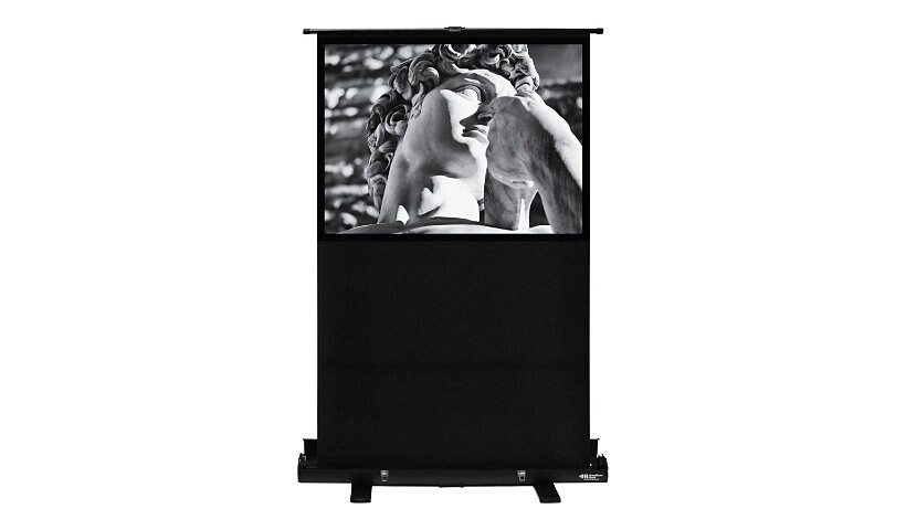 Hamilton Buhl HDTV Format - projection screen with floor stand - 60" (152 c