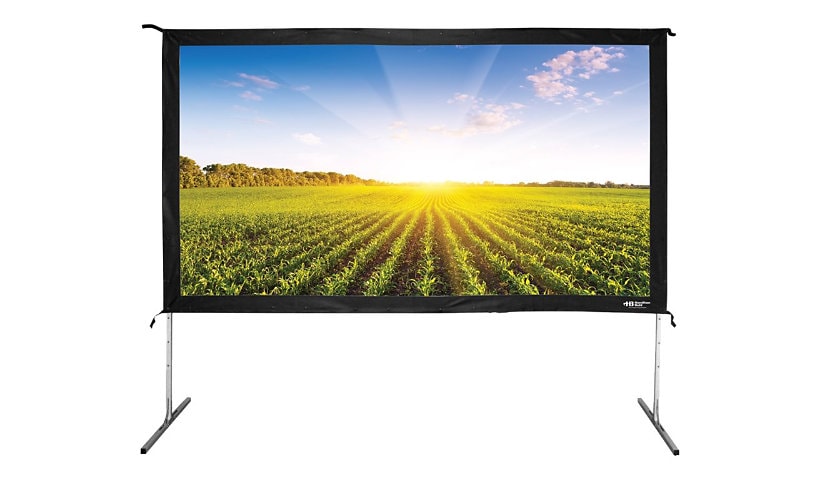 Hamilton Buhl HDTV Format - projection screen with legs - 110" (279 cm)