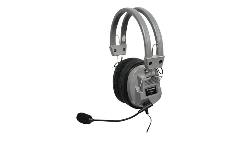 Hamilton HA5USBSM Deluxe USB Headphone with Microphone - headset