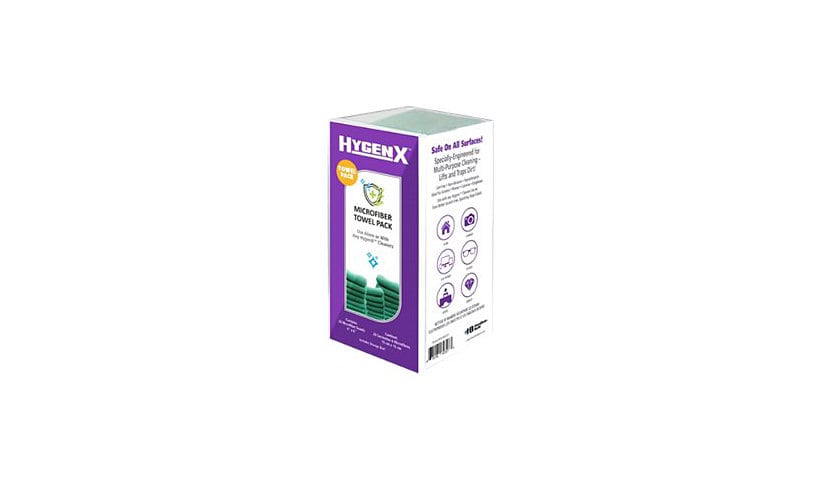 HamiltonBuhl HygenX Microfiber Towel Pack - kit de nettoyage pour écran LCD pour Écran LCD, téléphone portable