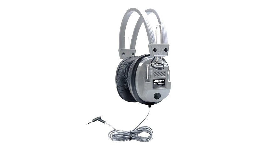 Hamilton Listening Center 8 Station Jackbox with Volume, Deluxe Headphones with Carry Case - headphones