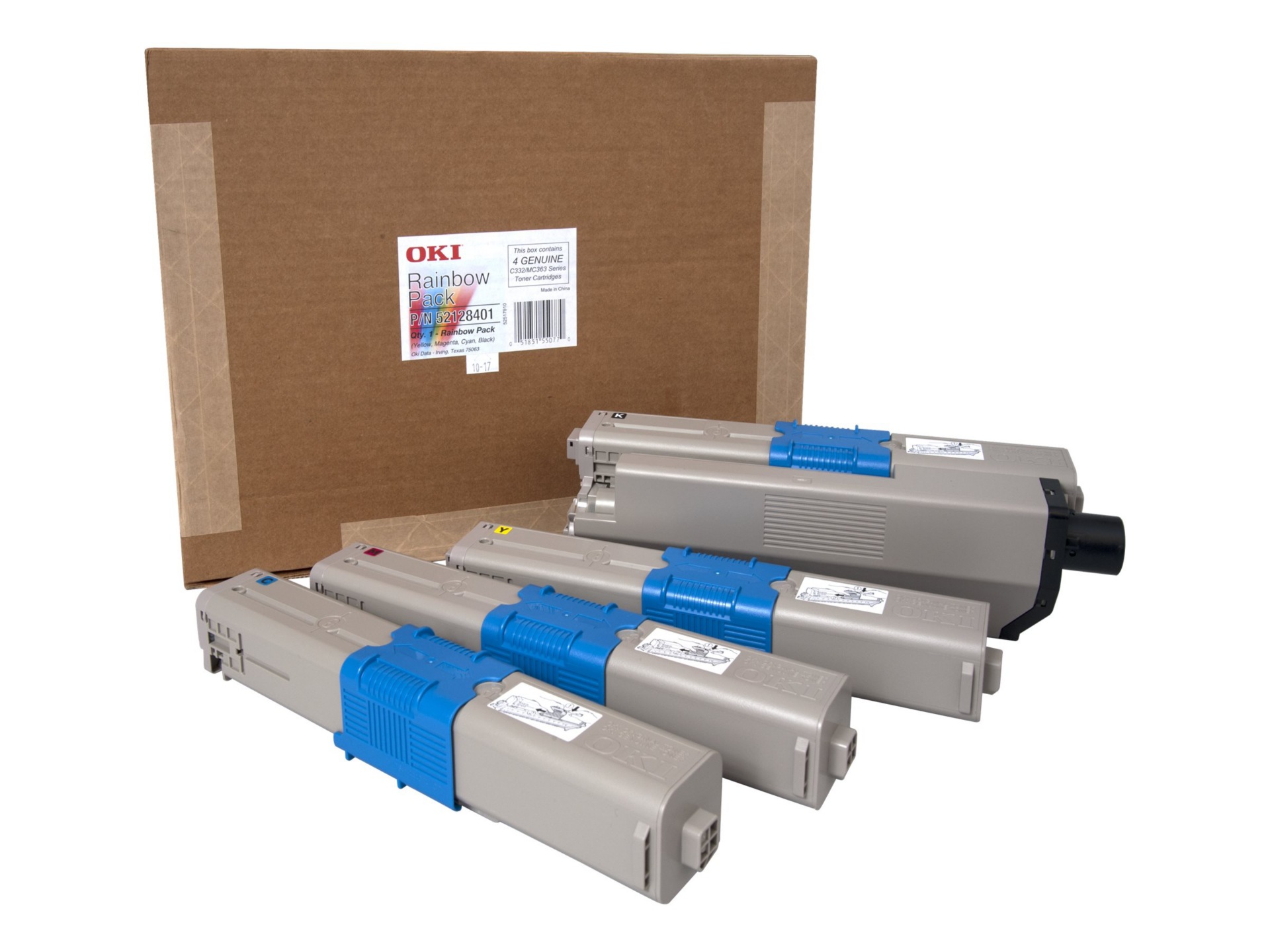 OKI - 4-pack - black, yellow, cyan, magenta - original - toner cartridge