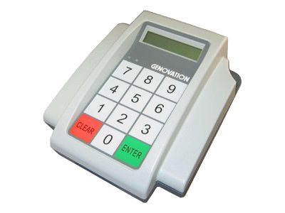 Genovation MiniTerm 905 - keypad - with barcode scanner, display - dark gra