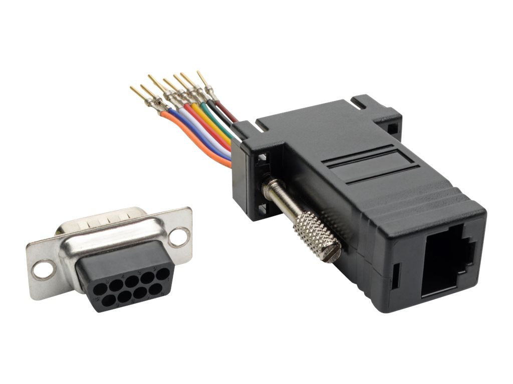 Tripp Lite DB9 to RJ45 Modular Serial Adapter M/F RS-232 RS-422 RS-485