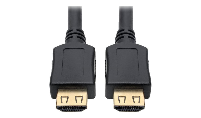 Eaton Tripp Lite Series High-Speed HDMI Cable, Gripping Connectors, 4K (M/M), Black, 10 ft. (3.05 m) - HDMI cable - 10