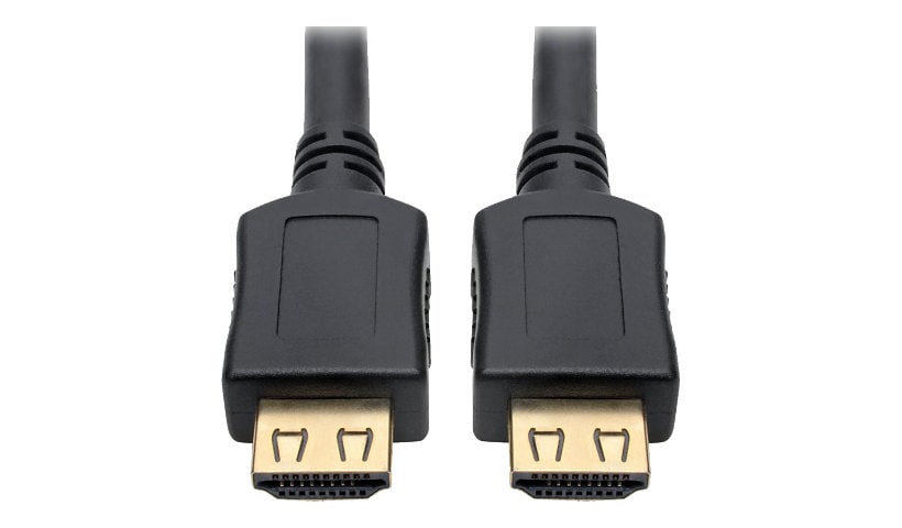 Eaton Tripp Lite Series High-Speed HDMI Cable, Gripping Connectors, 4K (M/M), Black, 12 ft. (3.66 m) - HDMI cable - 12