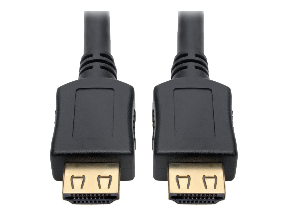 Eaton Tripp Lite Series High-Speed HDMI Cable, Gripping Connectors, 4K (M/M), Black, 20 ft. (6.09 m) - HDMI cable - 20