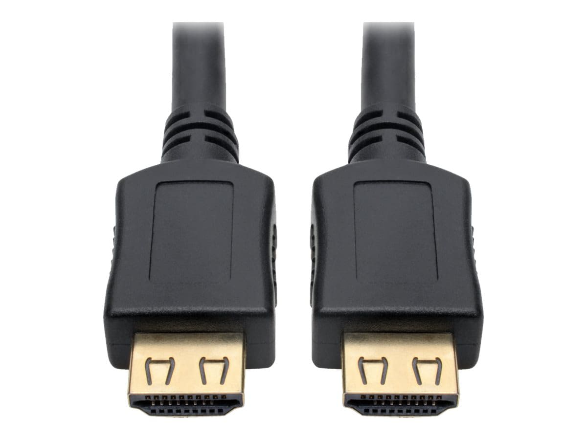 Eaton Tripp Lite Series High-Speed HDMI Cable, Gripping Connectors (M/M), Black, 35 ft. (10.67 m) - HDMI cable - 35 ft