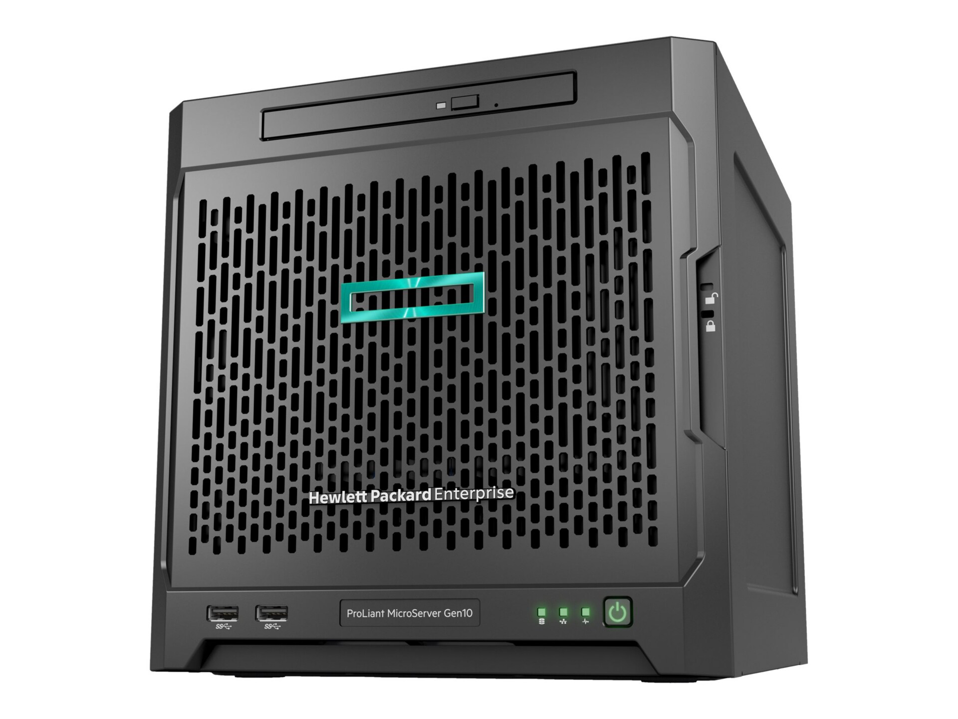 HPE ProLiant MicroServer Gen10 - ultra micro tower - Opteron X3421 2.1 GHz - 8 GB - 1 TB