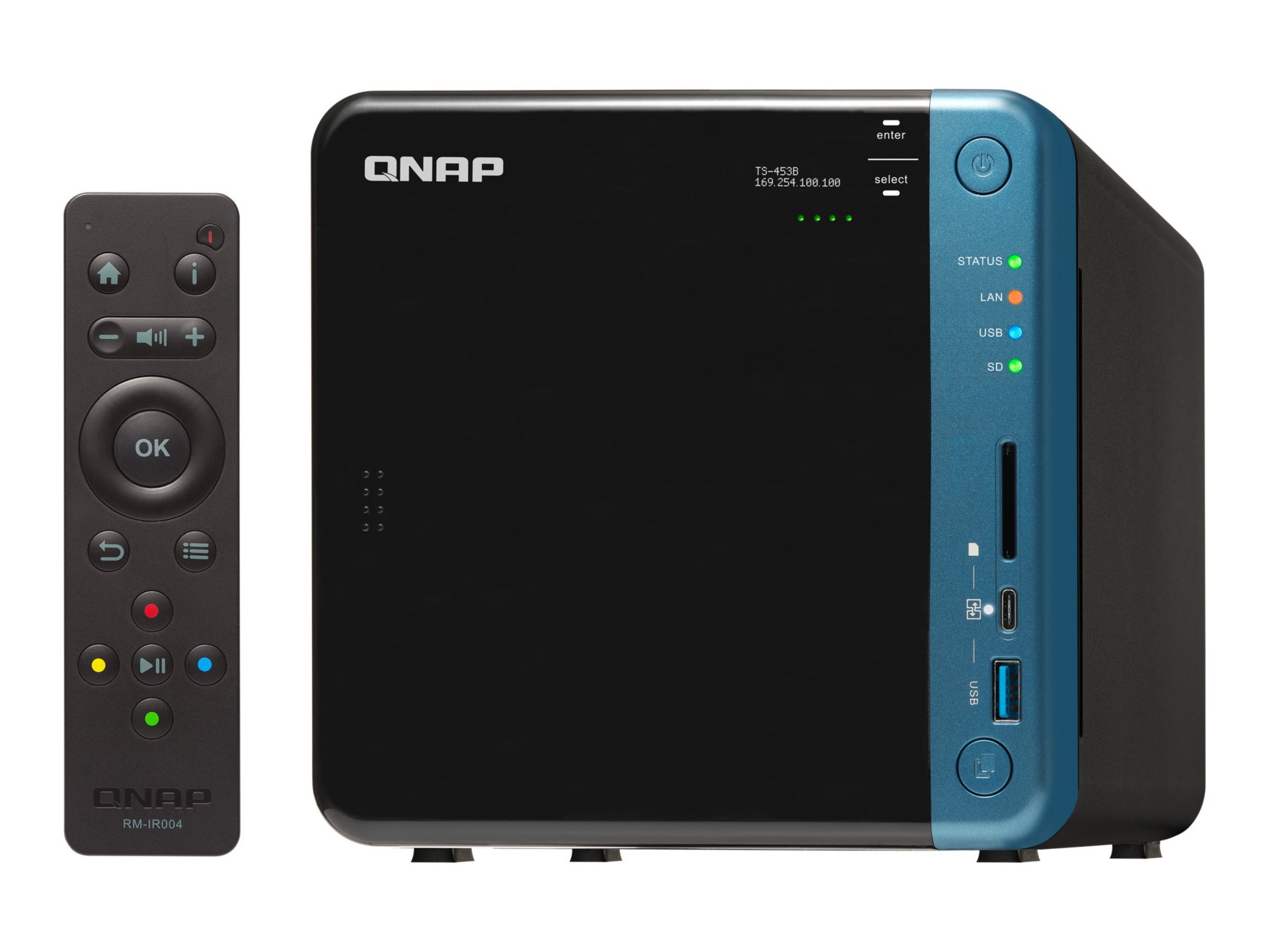 QNAP TS-453B - NAS server - 0 GB