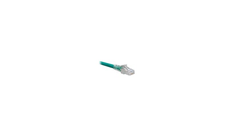 Leviton Atlas-X1 SlimLine - patch cable - 15 ft - green