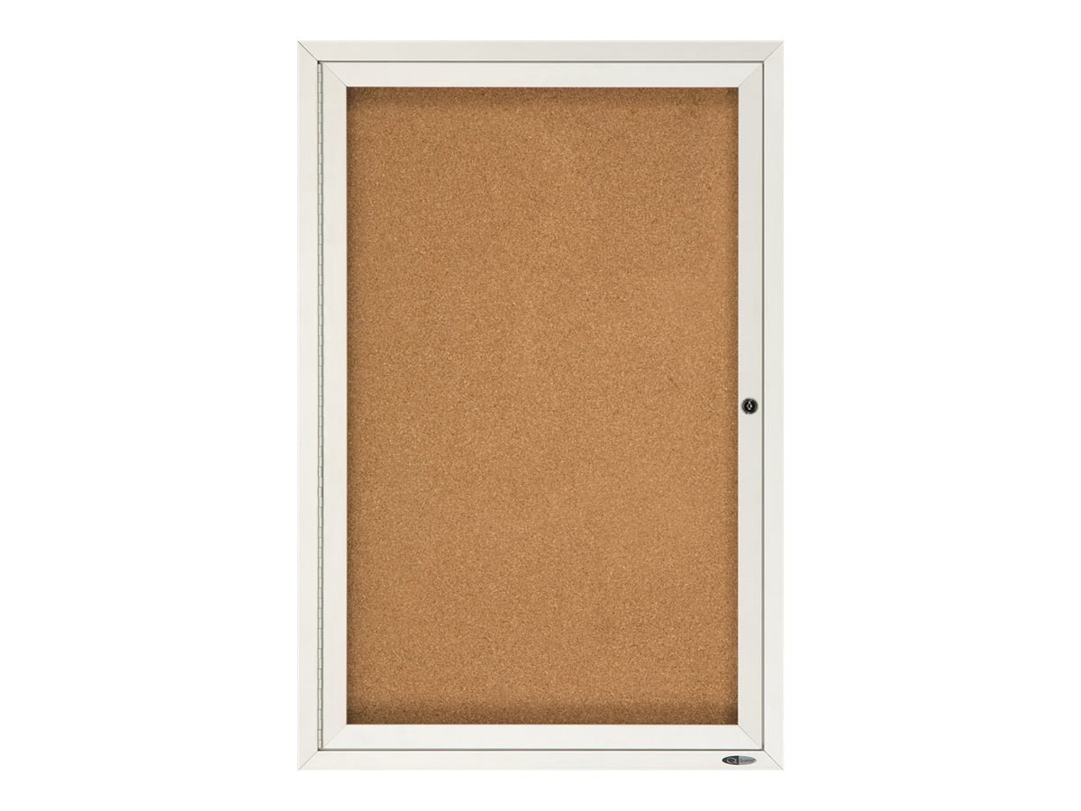 Quartet enclosed bulletin board