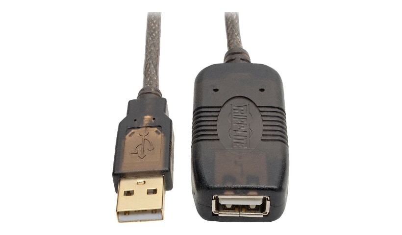 Tripp Lite USB 2.0 Hi-Speed Active Extension Repeater Cable - USB extension cable - USB to USB - 25 ft