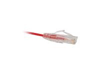 Unirise Clearfit Slim patch cable - 15 ft - red