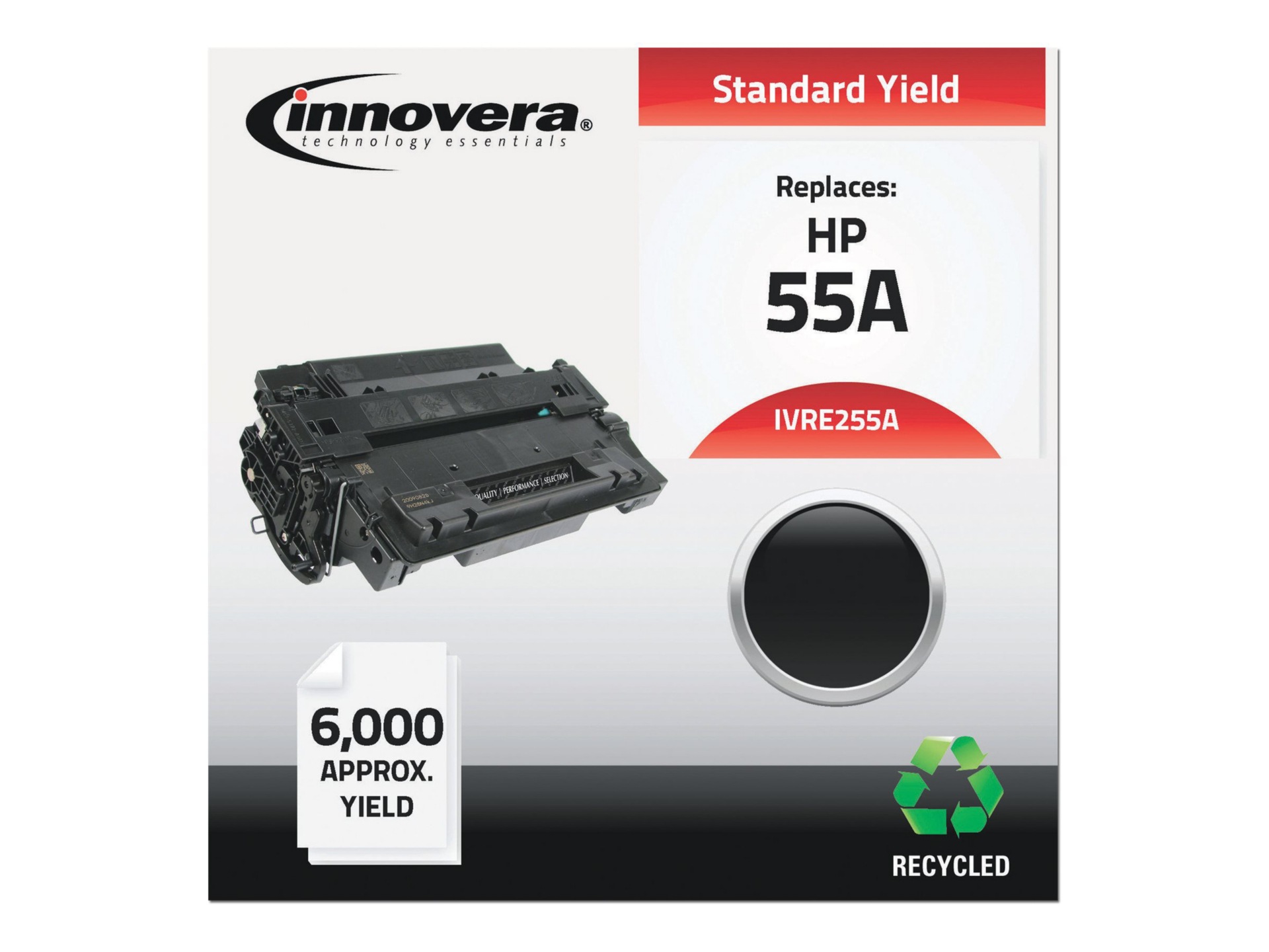 Innovera - black - remanufactured - toner cartridge (alternative for: HP 55A)