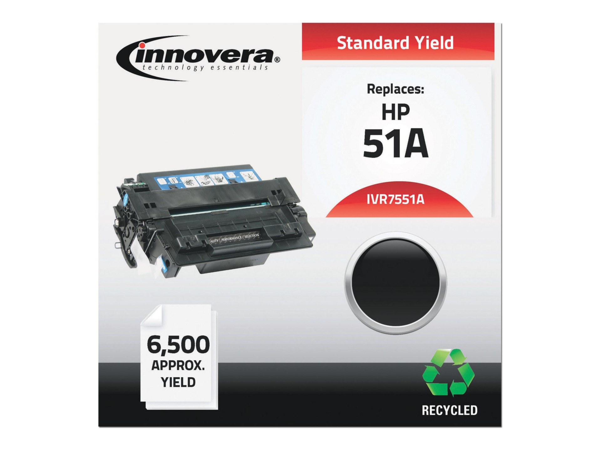 Innovera - black - remanufactured - toner cartridge (alternative for: HP 51A)