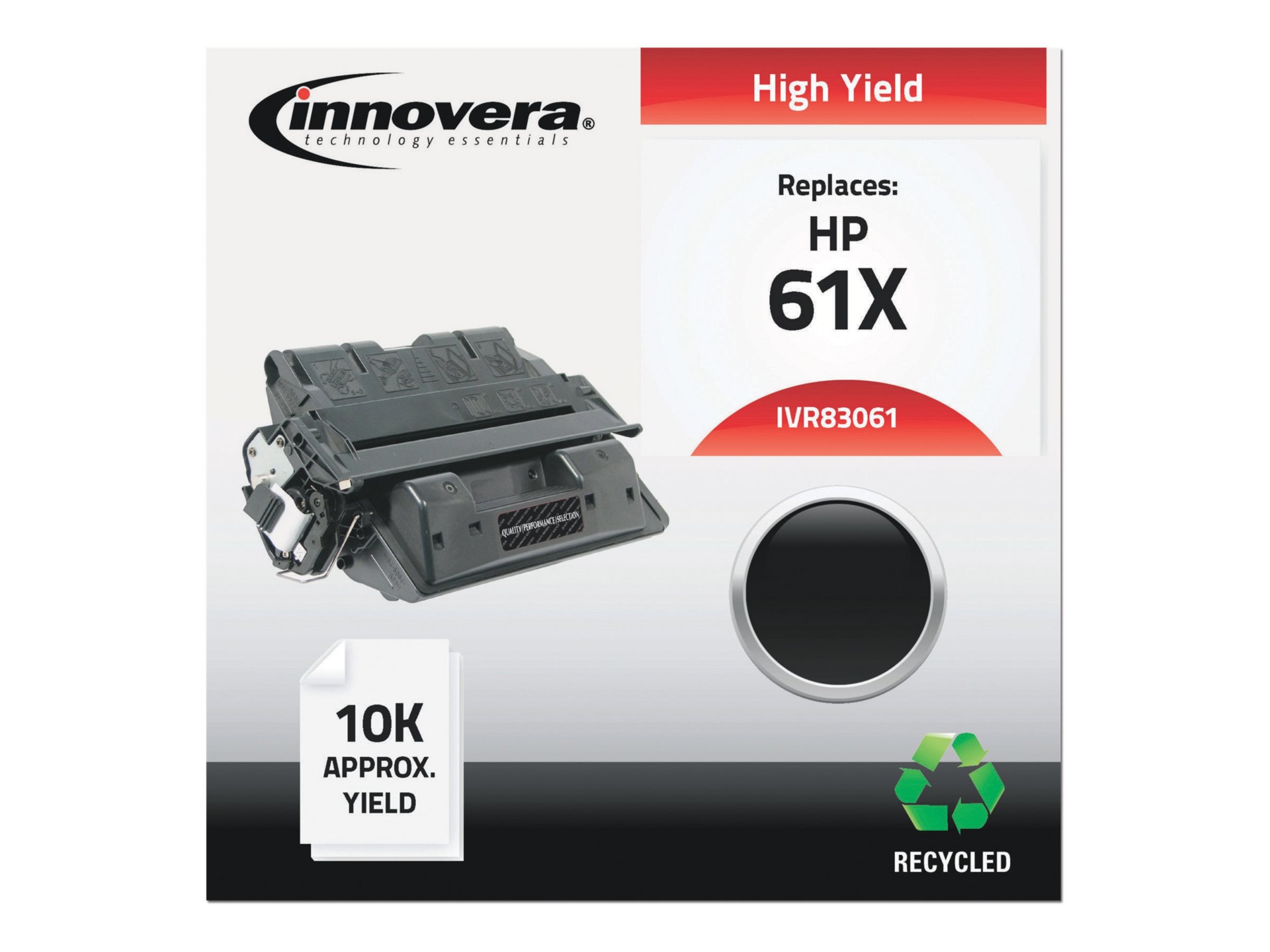 Innovera - black - remanufactured - toner cartridge (alternative for: HP C8061X)