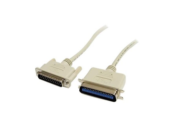 StarTech.com DB25 to Centronics 36 IEEE-1284 Parallel Printer Cable - printer cable - 10 ft
