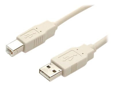 StarTech.com 3 ft Beige A to B USB 2.0 Cable - Fully Rated