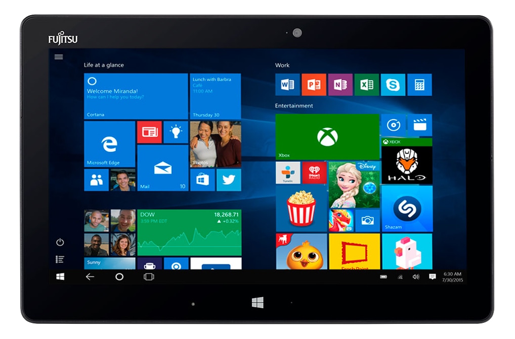 Fujitsu Stylistic Q507 - 10.1" - Atom x5 Z8550 - 4 GB RAM - 128 GB SSD